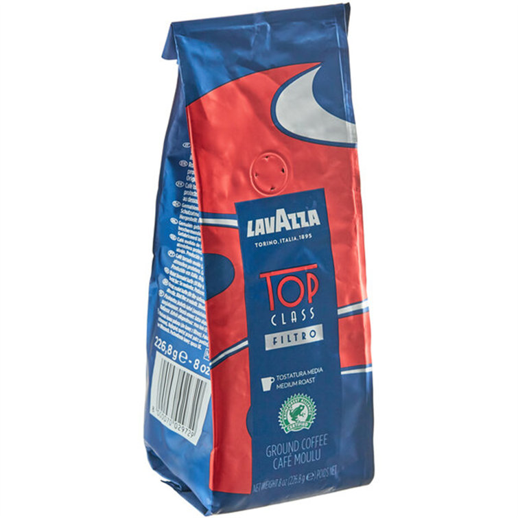 FixtureDisplays Lavazza Top Class Filtro Coarse Ground Coffee 8 oz. WS